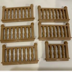 Calico Critter Red Roof House Railings Replacement Parts Pieces - 6